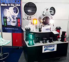 Perko Searchlight and Navigation Lights Display at Europort  